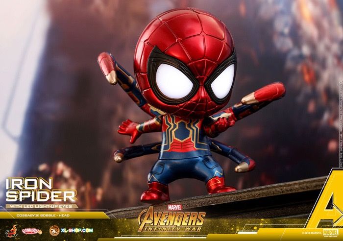 Hot toys cosbaby iron 2025 spider