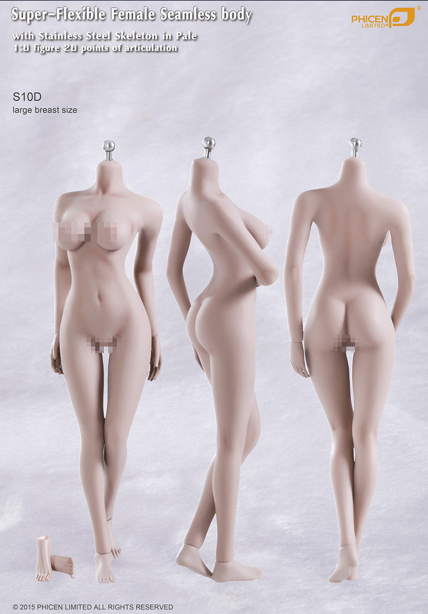 Tbleague S10D 1/6 大胸包膠女素體seamless Female body – Offline Hobby