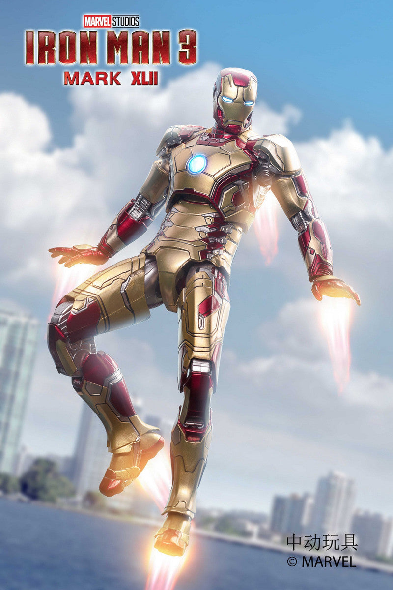 中動玩具 ZD Toys 1/10 Iron Man 3 Mark 42 XLII LED 發光版