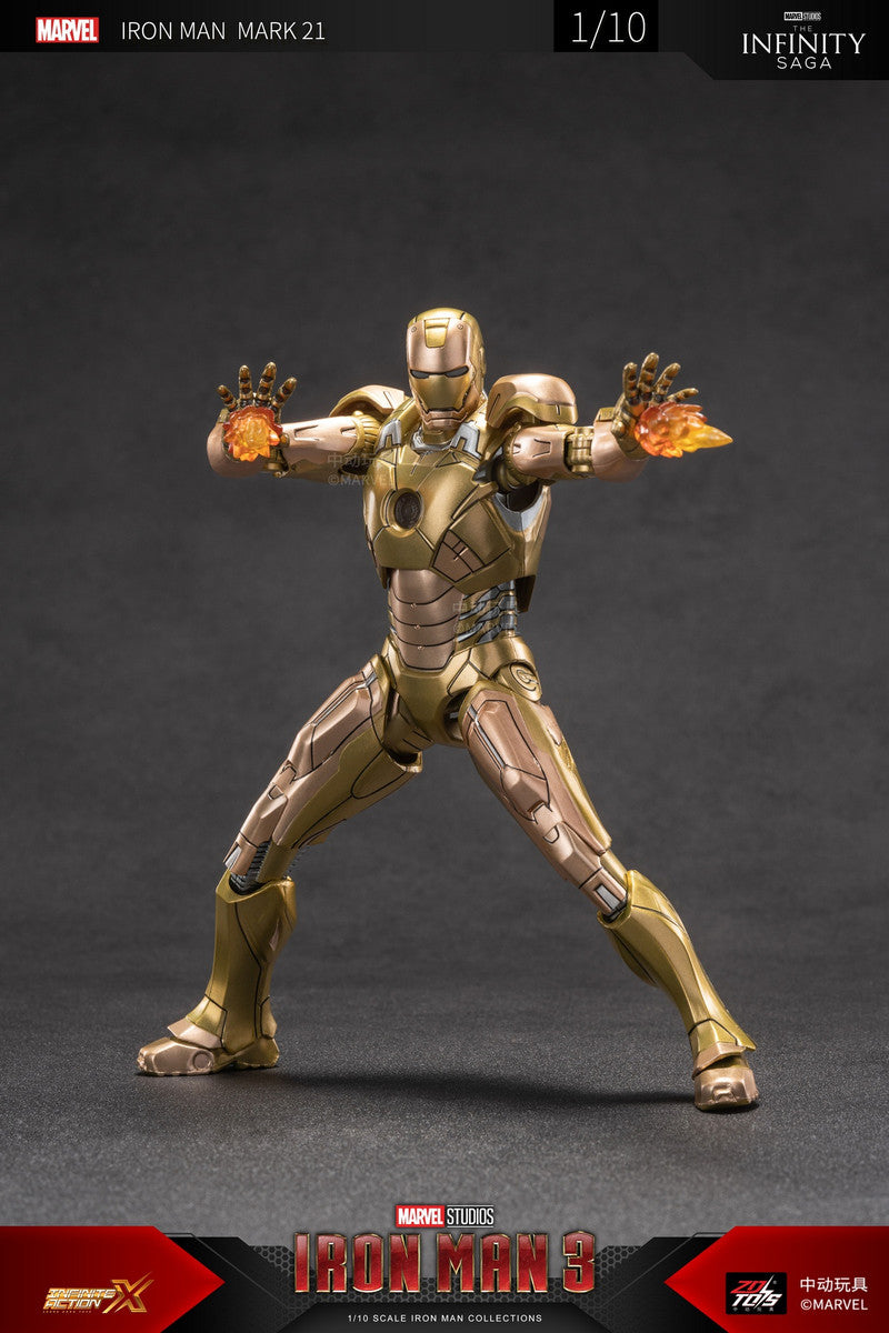 中動玩具 ZD Toys 1/10 Iron Man 3 Mark 21