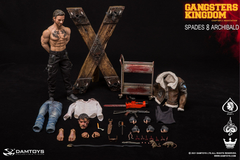 DAMTOYS Gangsters Kingdom SPADE 8 ARCHIBALD GK024LE Deluxe Edition 1/6 Figure