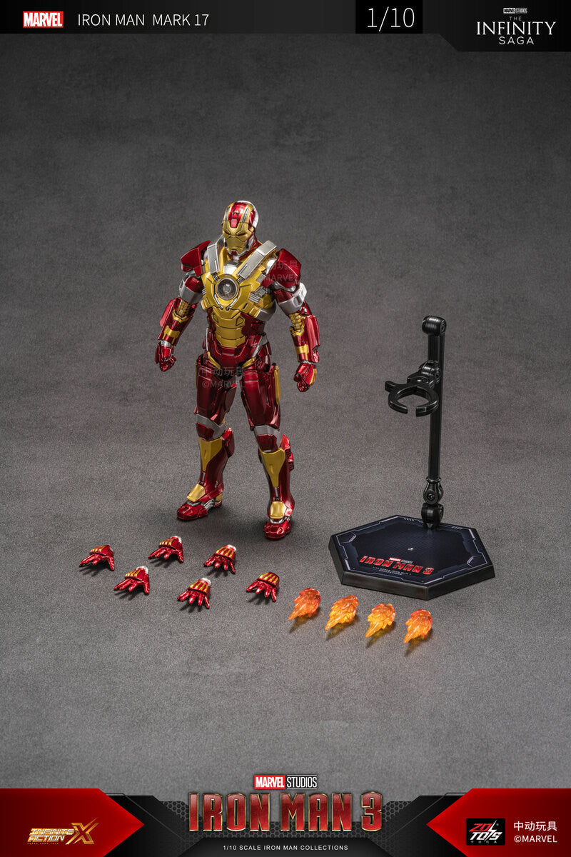 中動玩具 ZD Toys 1/10 Iron Man 3 Mark 17