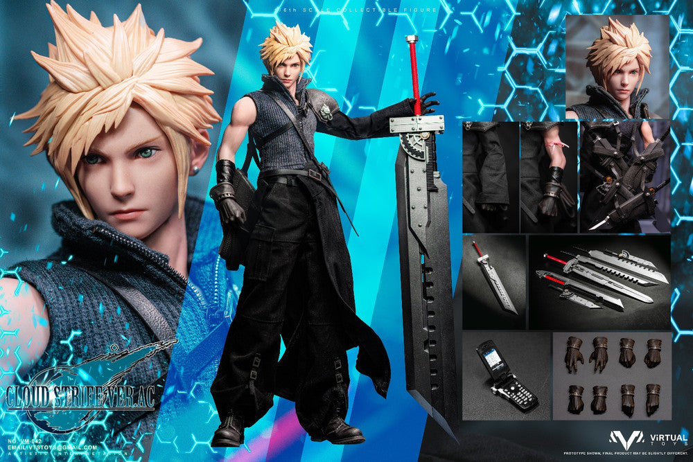 VTS TOYS VM042 FFVII Cloud 普通版 太空戰士 1/6 Figure