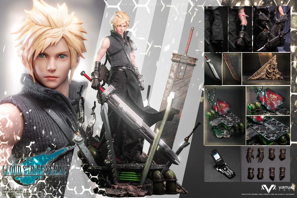 VTS TOYS VM042B FFVII Cloud 豪華版 太空戰士 1/6 Figure