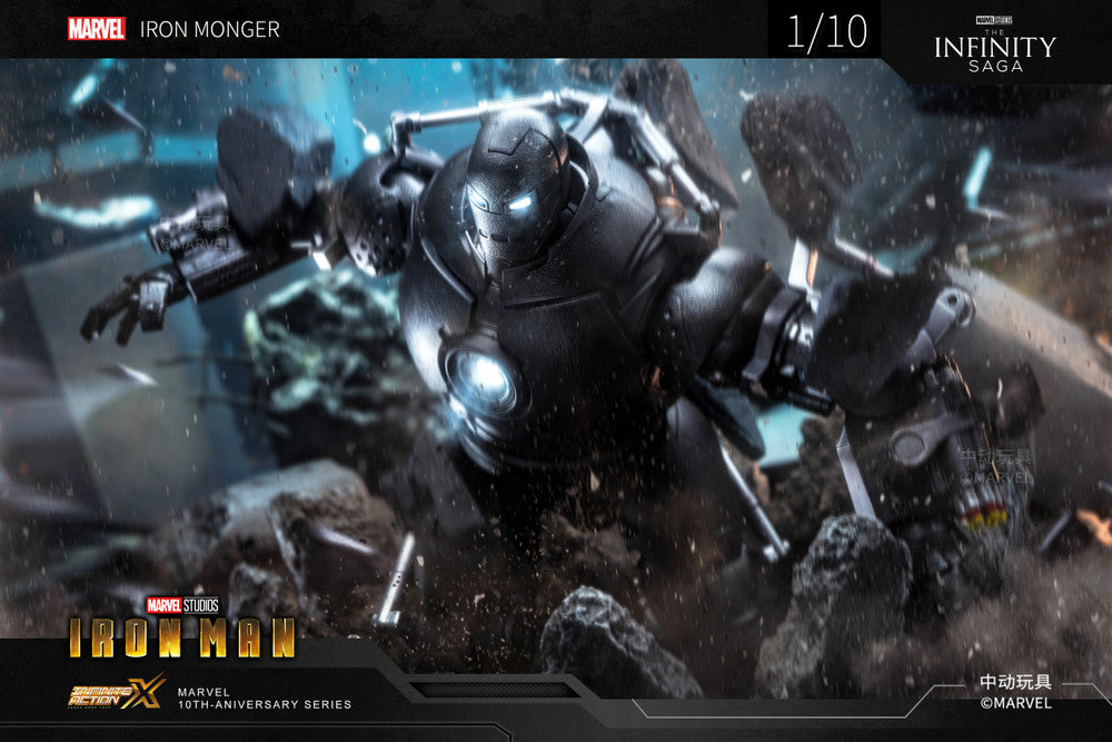 中動玩具 ZD Toys 1/10 Iron Monger LED 發光版 Figure