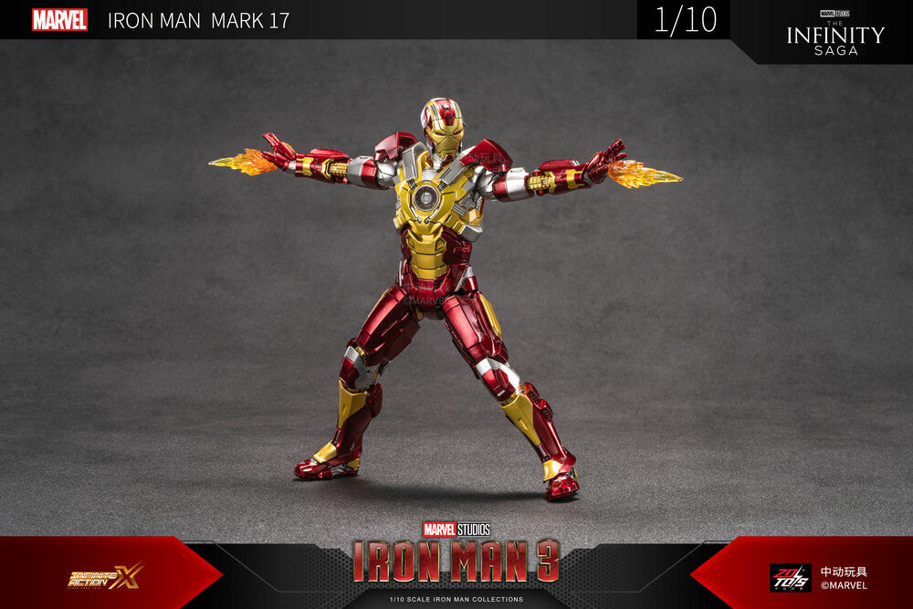 中動玩具 ZD Toys 1/10 Iron Man 3 Mark 17