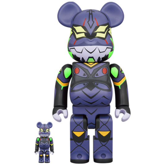 Medicom Bearbrick 400% & 100% Evangelion EVA Unit 13 13號機 新世紀福音戰士