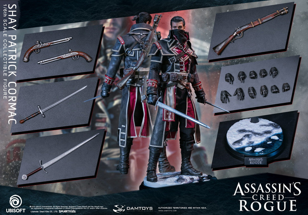 DAMTOYS DMS011 1/6 Assassin's Creed Rogue 刺客教條: 叛變 Shay Patrick Cormac Figure