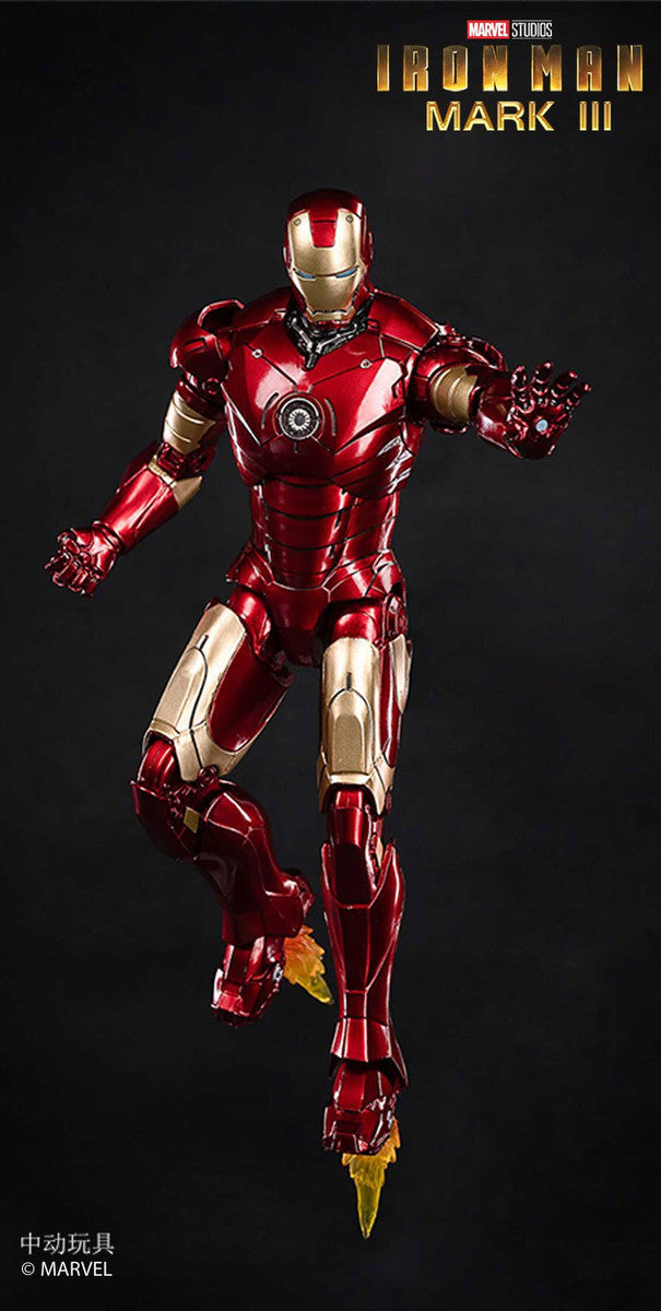 中動玩具 ZD Toys 1/10 Iron Man Mark III Figure