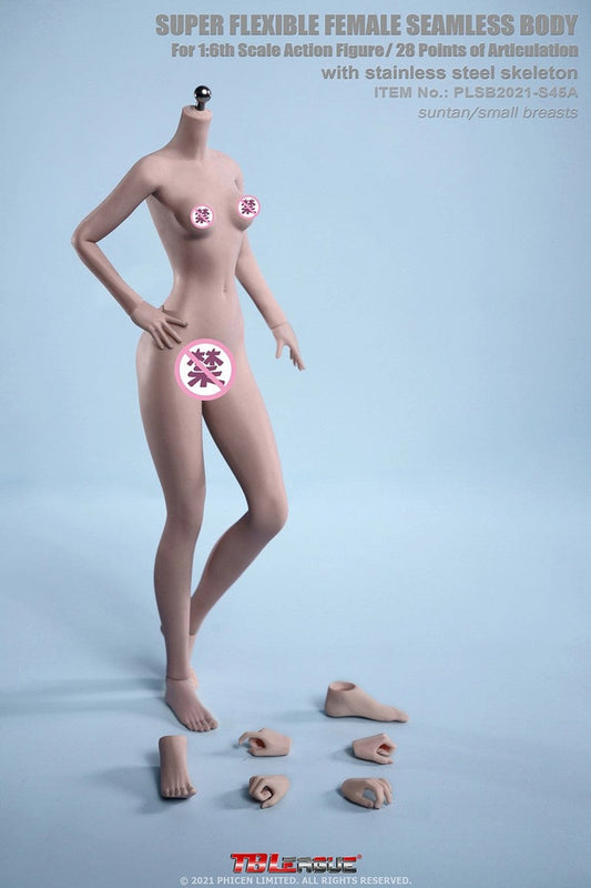 Tbleague S45A 1/6 細胸包膠女素體 seamless Female body