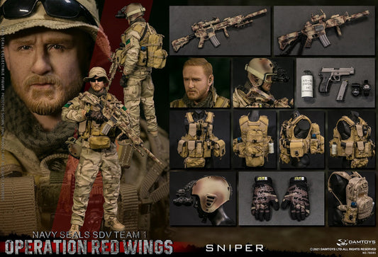 DAMTOYS 78085 Operation Red Wings NAVY SEALS SDV TEAM 1 Sniper 1/6 Figure 海豹特種部隊狙擊手