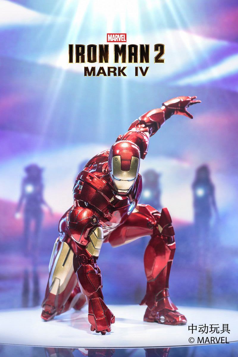 中動玩具 ZD Toys 1/10 Iron Man Mark IV LED 發光版 Figure