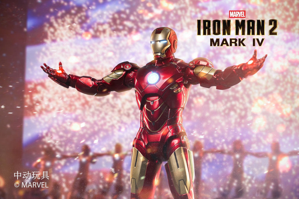 中動玩具 ZD Toys 1/10 Iron Man Mark IV LED 發光版 Figure