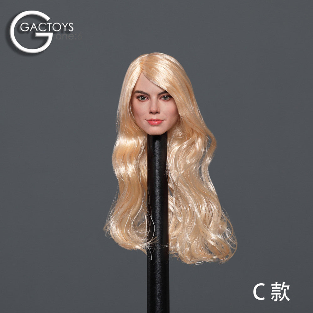 GAC Toys 1/6 Margot Robbie 女人偶植髮頭雕 GC047 兩款