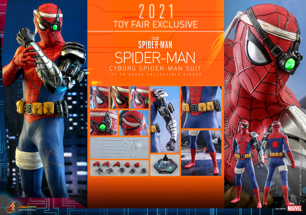 Hot Toys VGM51 Spider-Man (Cyborg Spider-Man Suit) 1/6 Figure