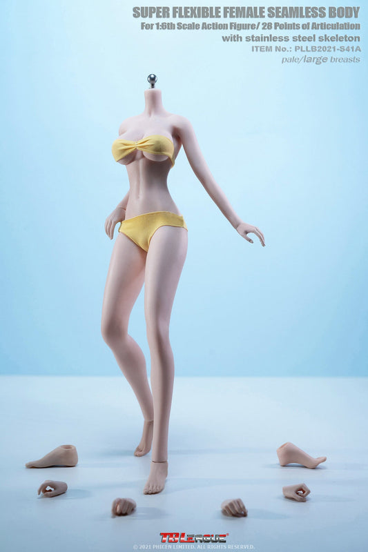 Tbleague S41A 1/6 大胸 高挑包膠女素體 taller slender seamless Female body