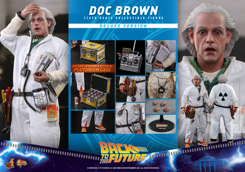 Hot Toys MMS610 Doc Brown (Deluxe Version) Back to The Future