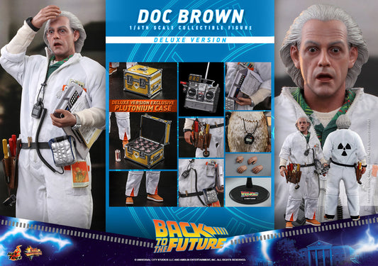 Hot Toys MMS610 Doc Brown (Deluxe Version) Back to The Future