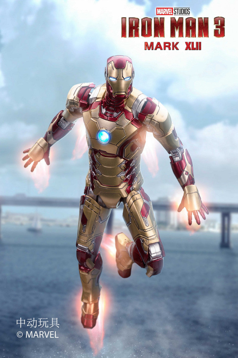 中動玩具 ZD Toys 1/10 Iron Man 3 Mark 42 XLII LED 發光版