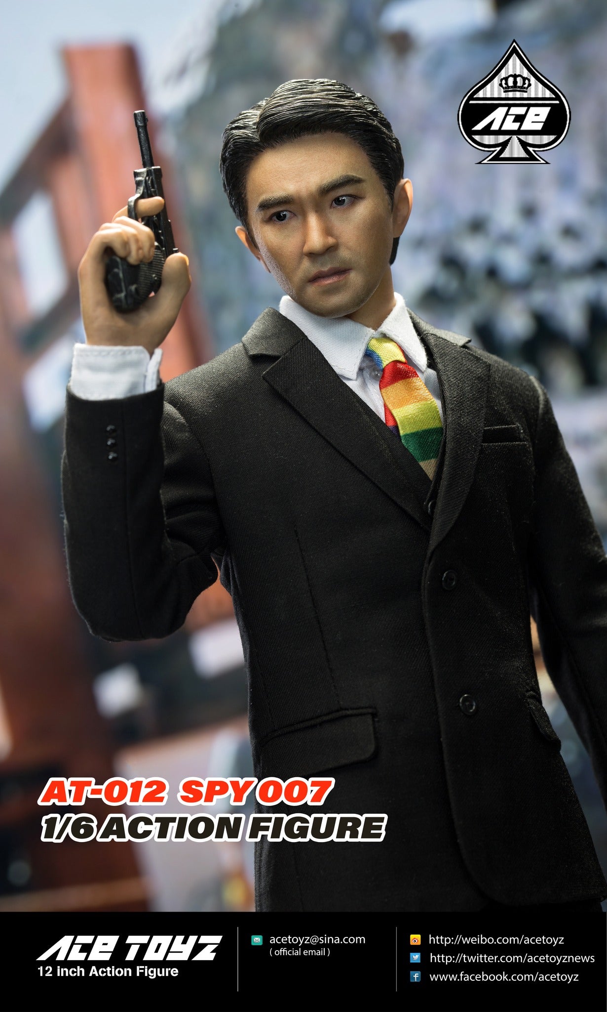 Ace Toyz AT-012  特務007 SPY 007 1:6 人偶