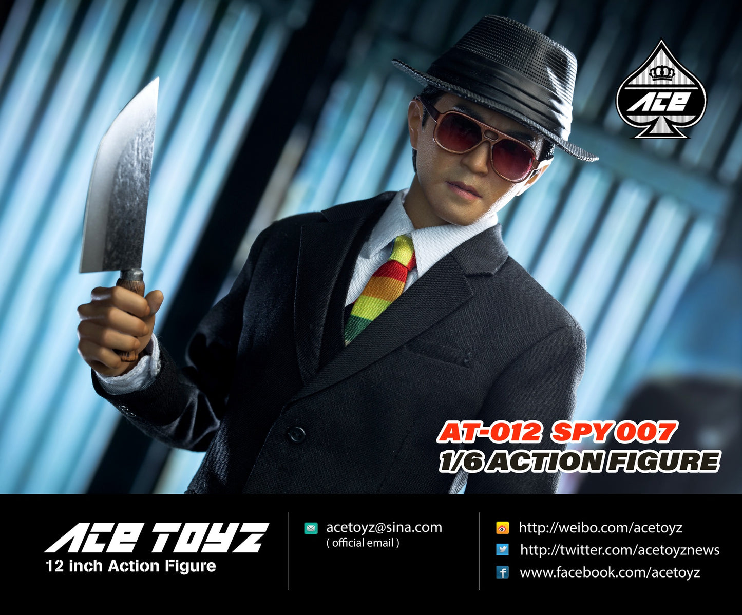 Ace Toyz AT-012  特務007 SPY 007 1:6 人偶