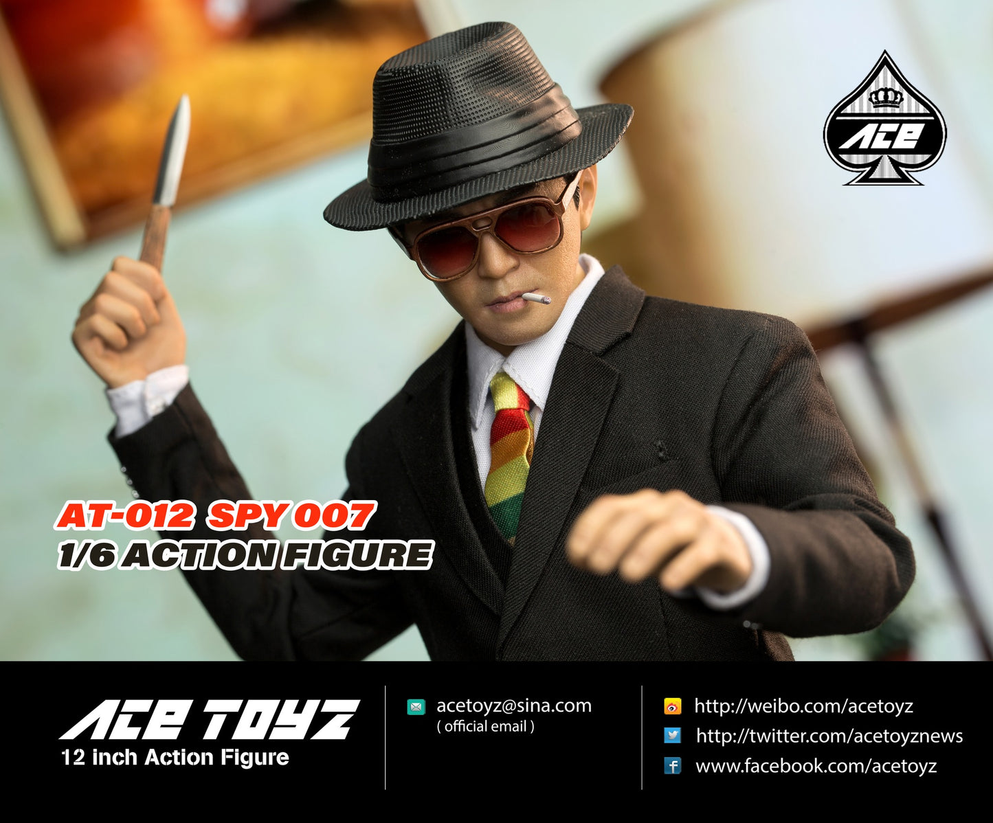 Ace Toyz AT-012  特務007 SPY 007 1:6 人偶