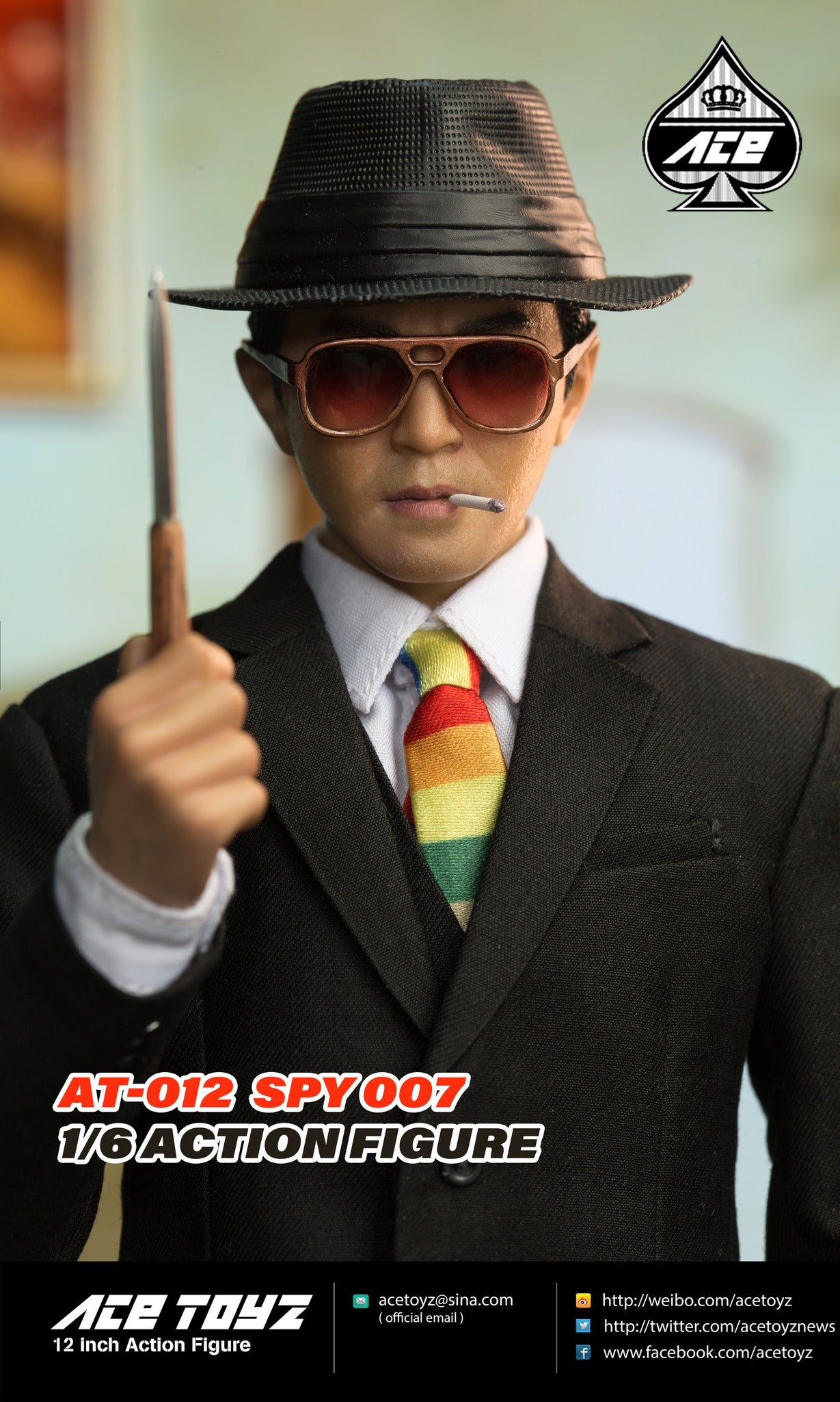 Ace Toyz AT-012  特務007 SPY 007 1:6 人偶