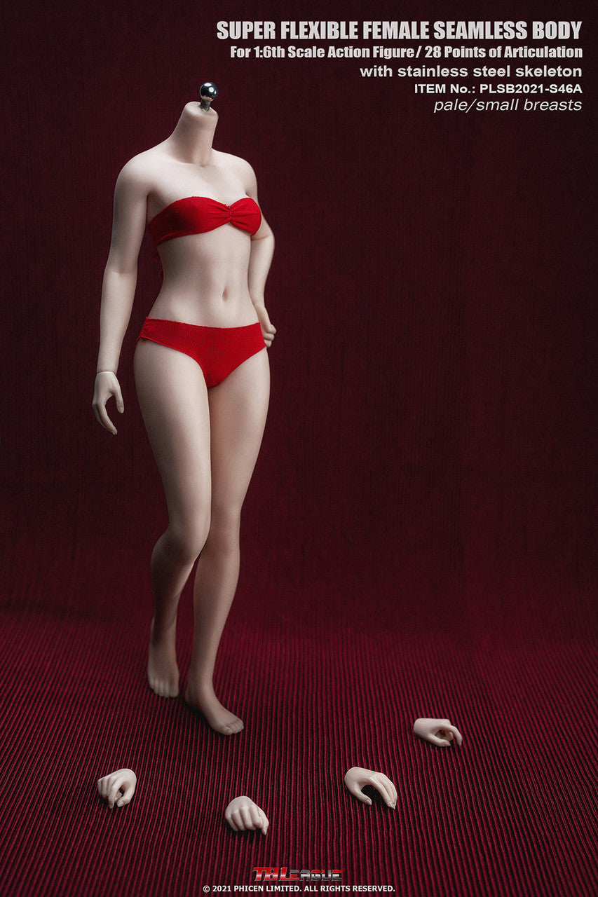 Tbleague S46A 1/6 细胸 包膠女素體 seamless Female body