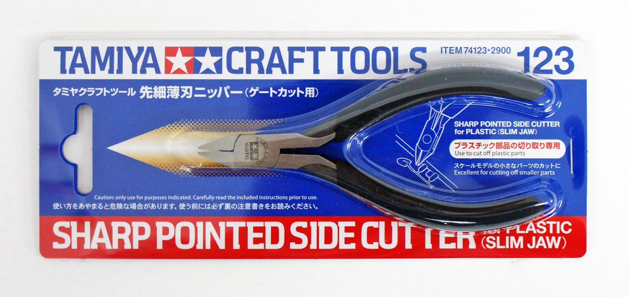 田宮 TAMIYA 74123 薄刃剪鉗 斜口鉗 Sharp Pointed Side Cutterfor Plastic Slim Jaw