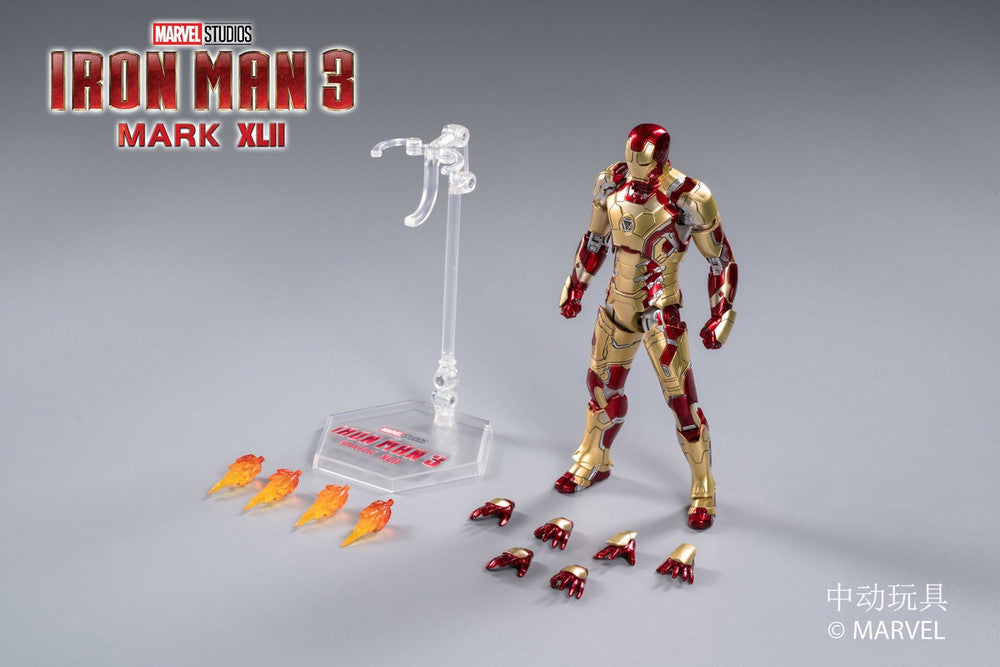 中動玩具 ZD Toys 1/10 Iron Man 3 Mark 42 XLII LED 發光版