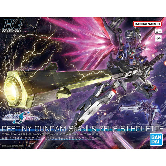 Bandai HG 1/144 Destiny Gundam Spec II & Zeus Sillouette 5067428