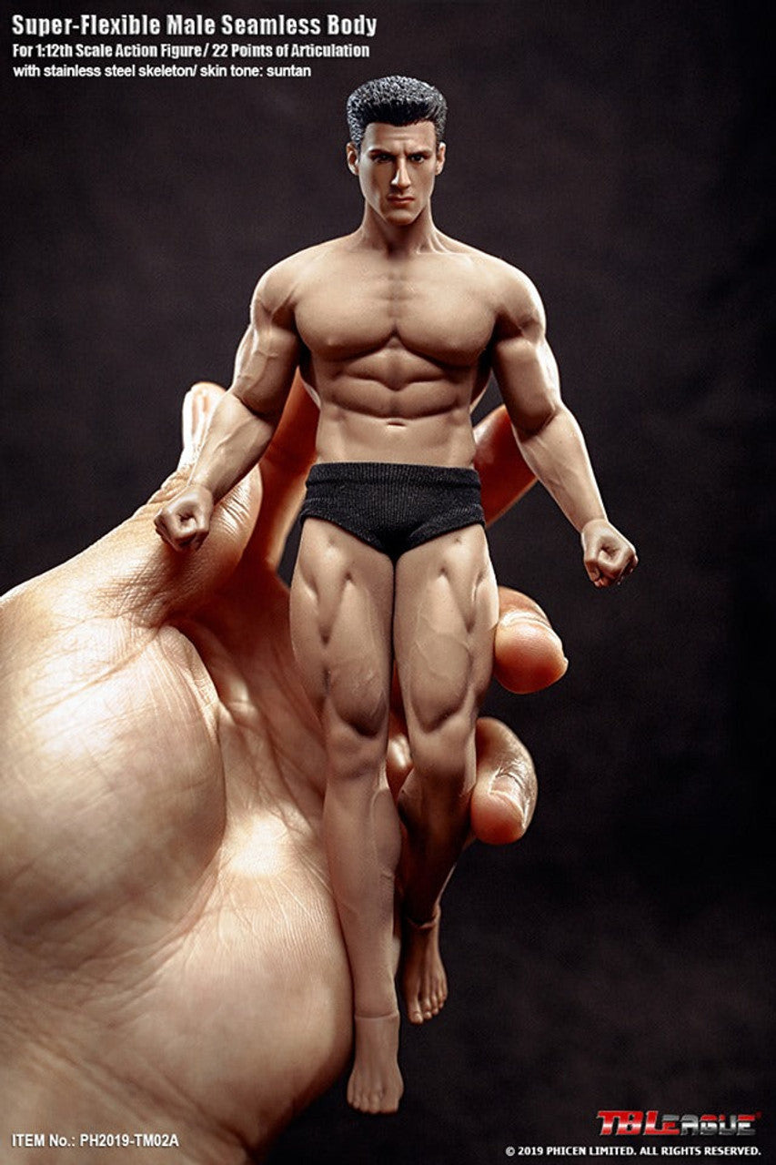 Tbleague TM02A 1/12 包膠肌肉男素體 Seamless Male Body