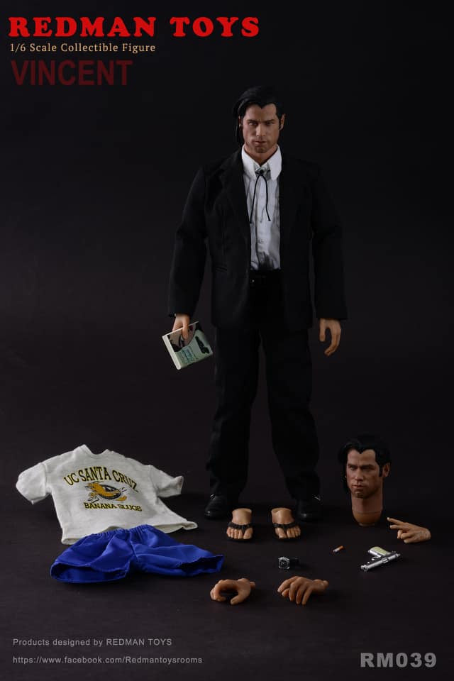 REDMAN TOYS RM039 VINCENT Pulp Fiction 1/6 Figure