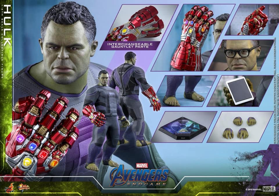 Hot Toys MMS558 Hulk Avengers: Endgame 1/6 Figure