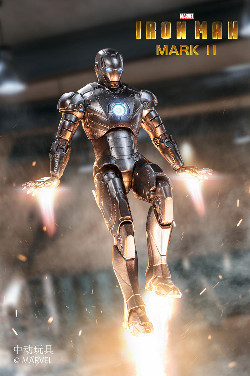 中動玩具 ZD Toys 1/10 Iron Man Mark II LED 發光版 Figure