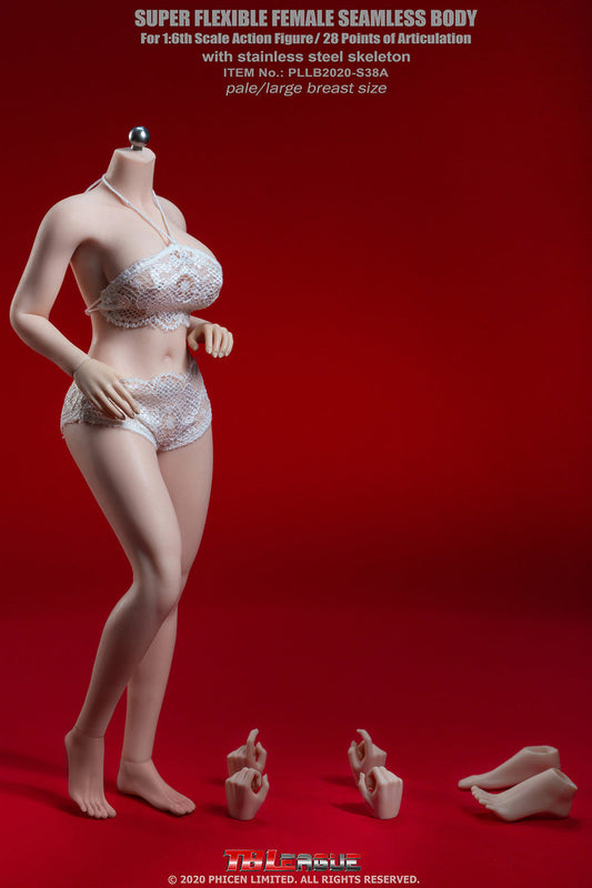 Tbleague S38A 1/6 大胸 包膠女素體 seamless Female body