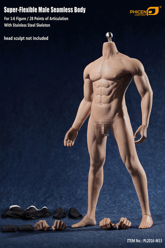 Tbleague M33 1/6 包膠男肌肉素體 seamless Male body