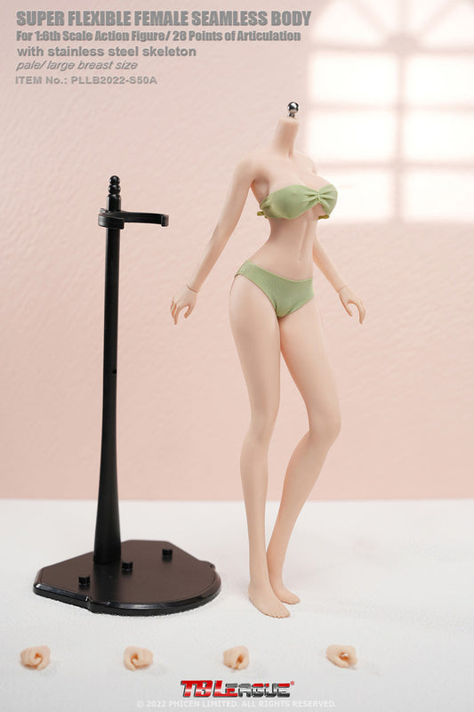 Tbleague S50A 1/6 大胸 包膠女素體 seamless Female body