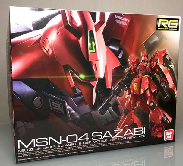 Bandai RG 1/144 Sazabi 沙煞比