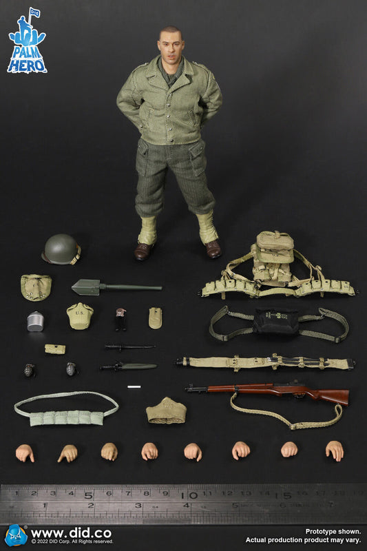 DID XA80011 Private Caparzo WWII US 2nd Ranger Battalion Series 3 雷霆救兵 1/12 Figure