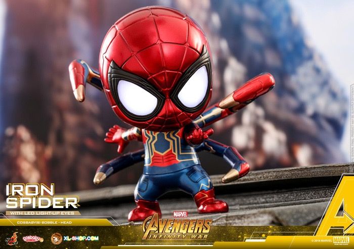 Hot Toys Cosbaby Bobble head COSB448 Avengers: Infinity War Iron Spider (Light Up Function) 發光版蜘蛛俠