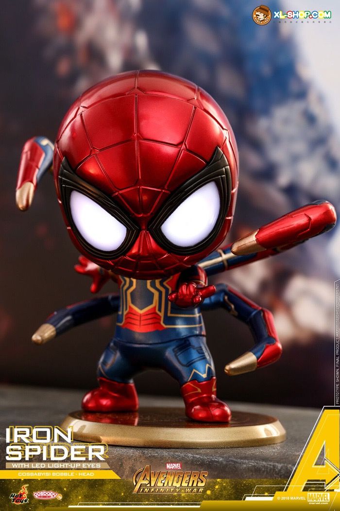 Hot Toys Cosbaby Bobble head COSB448 Avengers: Infinity War Iron Spider (Light Up Function) 發光版蜘蛛俠