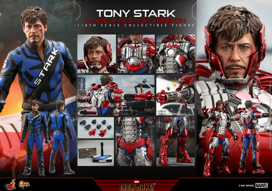 Hot Toys MMS599 Iron Man 鐵甲奇俠 2 Tony Stark (Mark V Suit up Version) 普通版