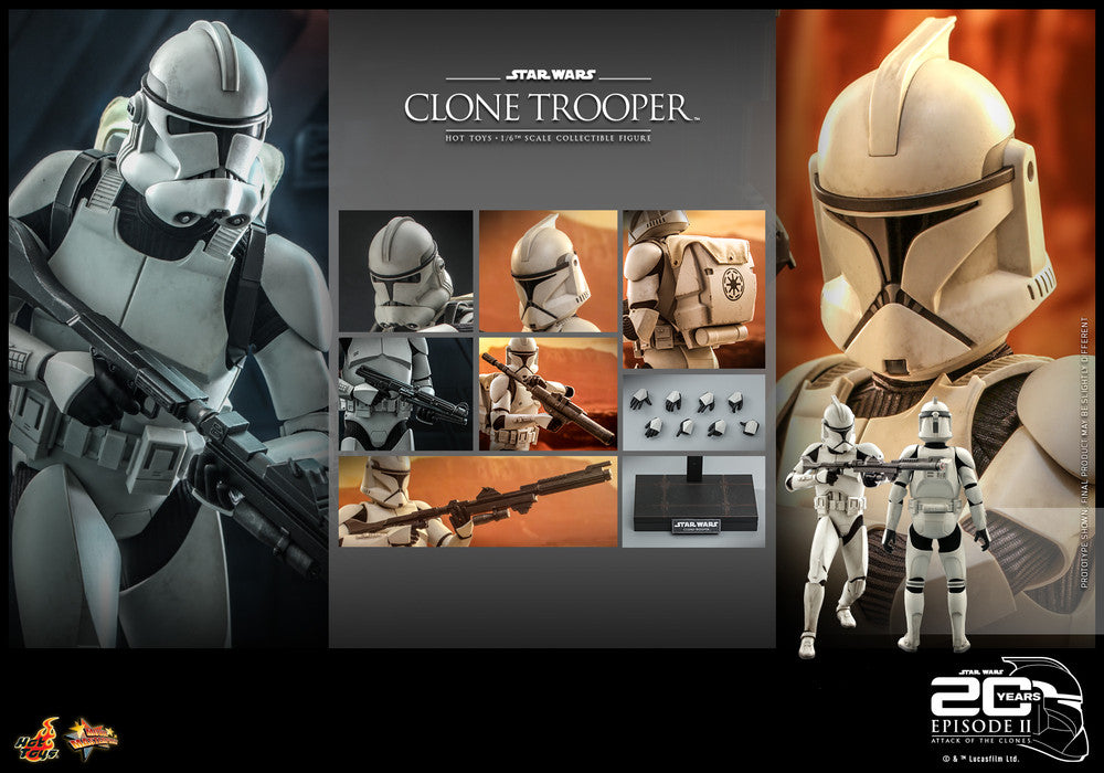 全新現貨 Hot Toys MMS647 Clone Trooper Star Wars Episode II: Attack of the Clones 星球大戰前傳：複製人侵略