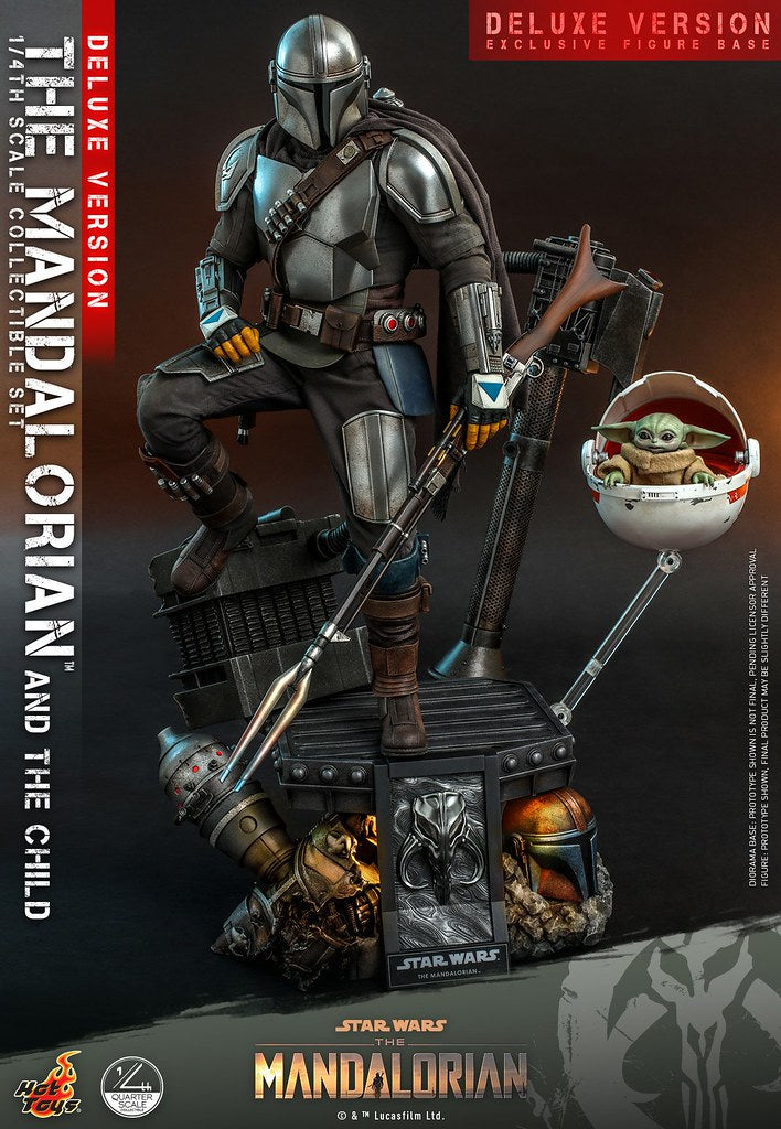 Hot Toys QS017 1/4 The Mandalorian & The Child (Deluxe Version) 曼達洛人 豪華版