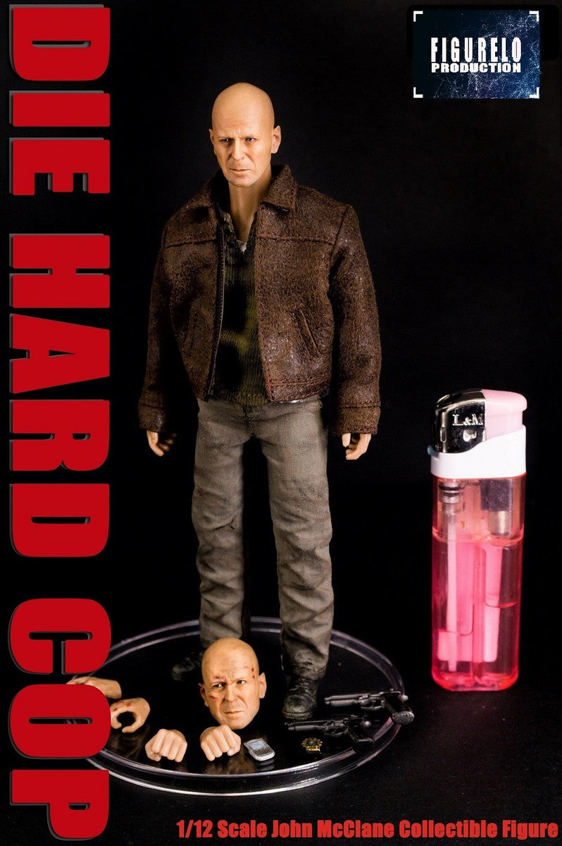 Figurelo 1/12 Die Hard Cop Bruce Willis 虎膽龍威 Figure 人偶 