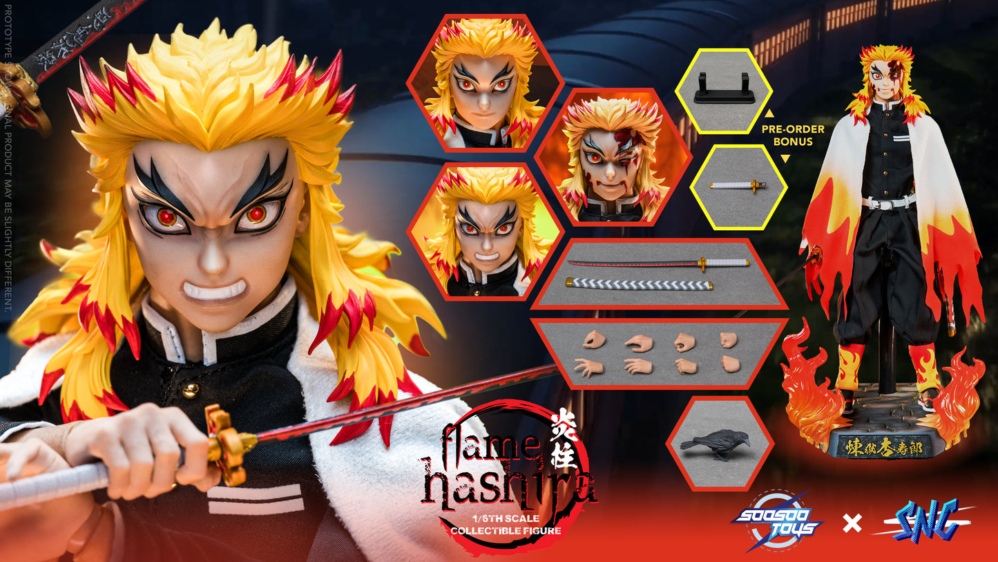 SNC SC-001 FLAME HASHIRA 1/6 Scale Figure